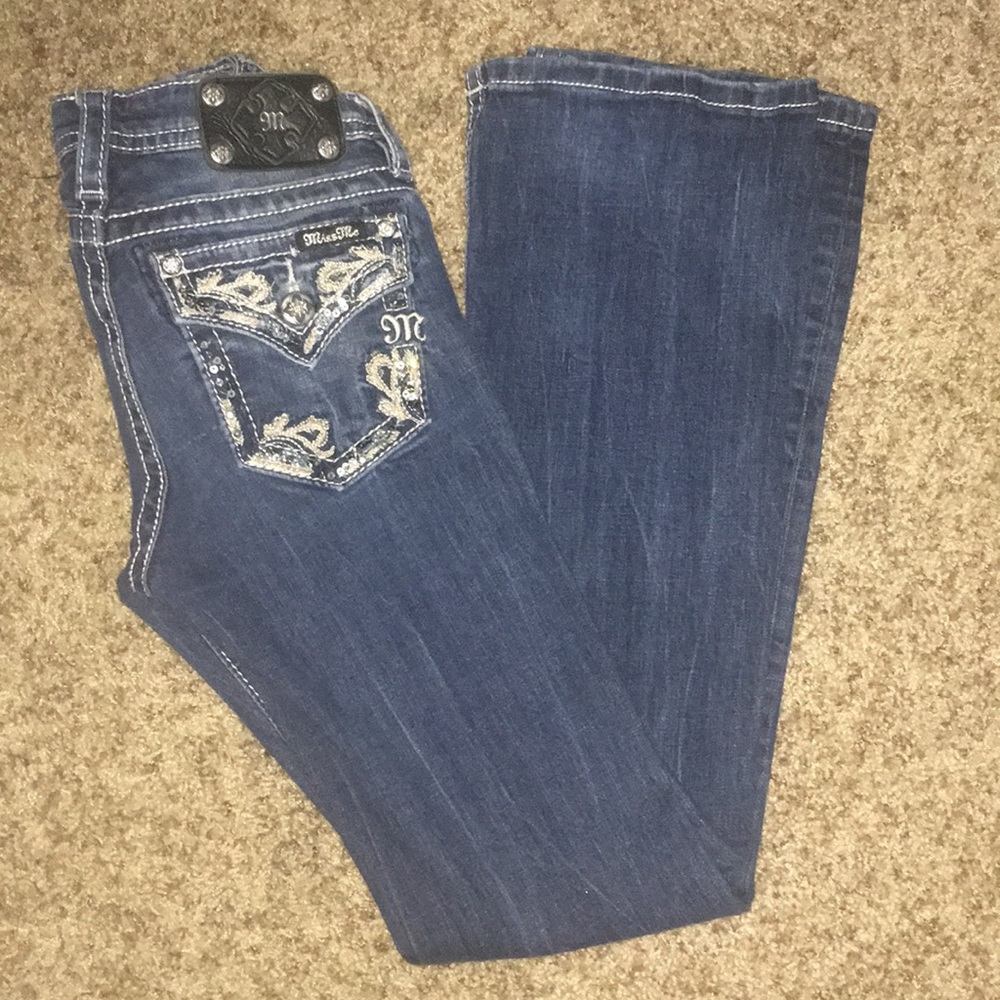 Bootcut MissMe Jeans!! SIZE 14!